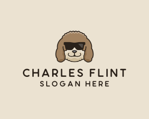 Fluffy Cool Pet Dog logo design