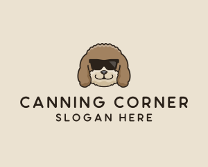 Fluffy Cool Pet Dog logo design