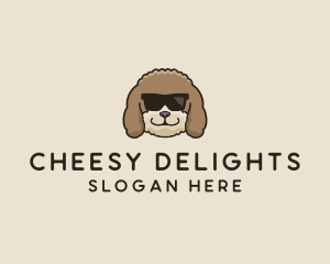 Fluffy Cool Pet Dog logo design