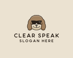 Fluffy Cool Pet Dog logo design