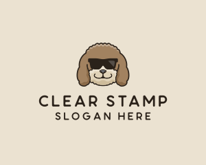 Fluffy Cool Pet Dog logo design