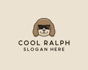 Fluffy Cool Pet Dog logo design