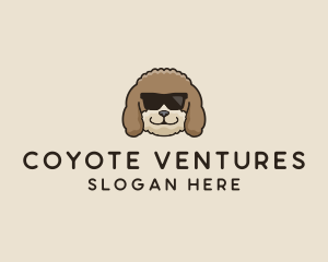 Fluffy Cool Pet Dog logo design