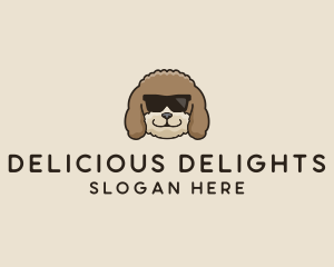 Fluffy Cool Pet Dog logo design