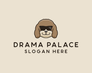 Fluffy Cool Pet Dog logo design