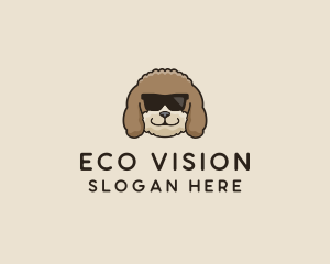 Fluffy Cool Pet Dog logo design