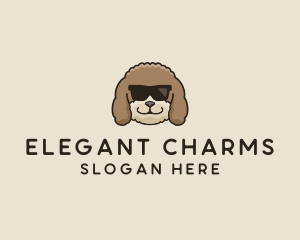 Fluffy Cool Pet Dog logo design