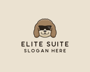 Fluffy Cool Pet Dog logo design