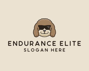 Fluffy Cool Pet Dog logo design