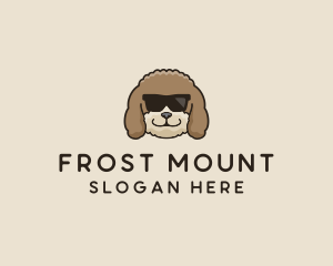 Fluffy Cool Pet Dog logo design