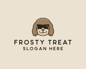 Fluffy Cool Pet Dog logo design