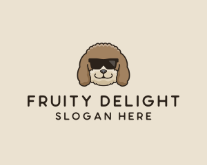 Fluffy Cool Pet Dog logo design