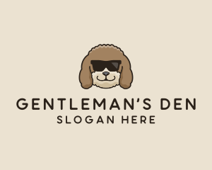 Fluffy Cool Pet Dog logo design