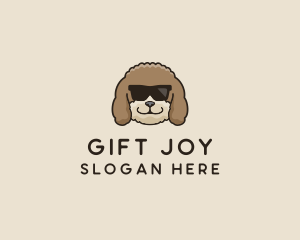 Fluffy Cool Pet Dog logo design