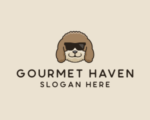 Fluffy Cool Pet Dog logo design