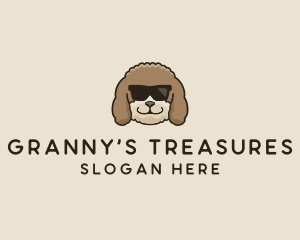 Fluffy Cool Pet Dog logo design