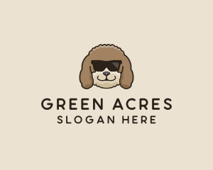 Fluffy Cool Pet Dog logo design