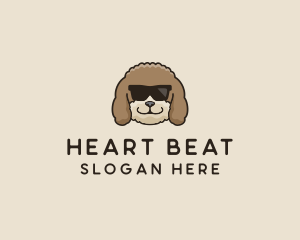 Fluffy Cool Pet Dog logo design