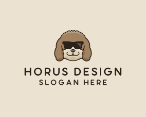 Fluffy Cool Pet Dog logo design