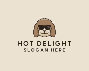 Fluffy Cool Pet Dog logo design