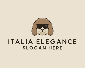 Fluffy Cool Pet Dog logo design