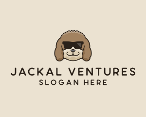 Fluffy Cool Pet Dog logo design