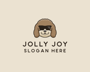 Fluffy Cool Pet Dog logo design