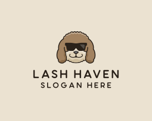 Fluffy Cool Pet Dog logo design