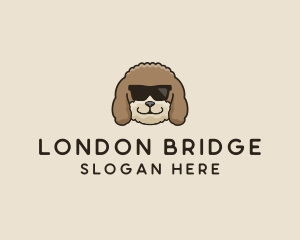 Fluffy Cool Pet Dog logo design