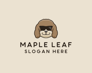 Fluffy Cool Pet Dog logo design