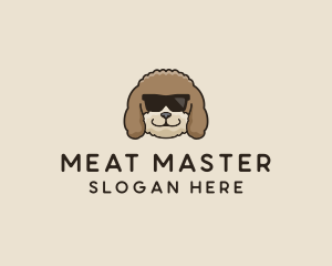 Fluffy Cool Pet Dog logo design