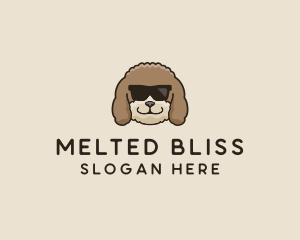 Fluffy Cool Pet Dog logo design