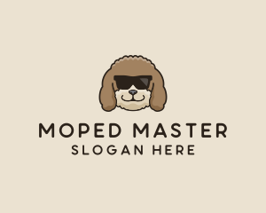 Fluffy Cool Pet Dog logo design