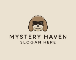 Fluffy Cool Pet Dog logo design