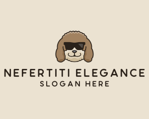 Fluffy Cool Pet Dog logo design