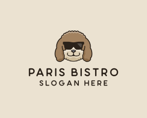 Fluffy Cool Pet Dog logo design