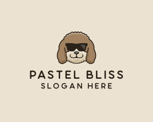 Fluffy Cool Pet Dog logo design