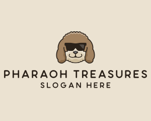 Fluffy Cool Pet Dog logo design