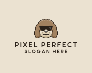 Fluffy Cool Pet Dog logo design