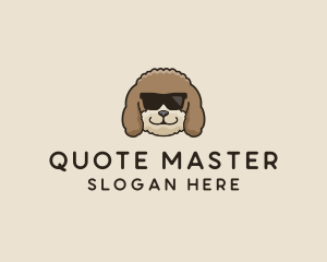 Fluffy Cool Pet Dog logo design