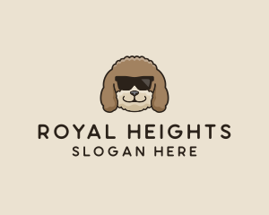 Fluffy Cool Pet Dog logo design