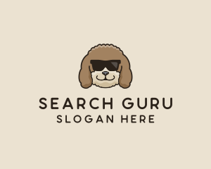 Fluffy Cool Pet Dog logo design