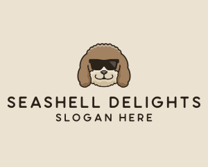 Fluffy Cool Pet Dog logo design