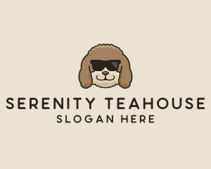 Fluffy Cool Pet Dog logo design