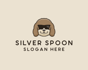 Fluffy Cool Pet Dog logo design