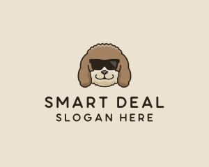 Fluffy Cool Pet Dog logo design