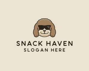 Fluffy Cool Pet Dog logo design