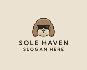 Fluffy Cool Pet Dog logo design