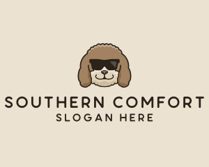 Fluffy Cool Pet Dog logo design