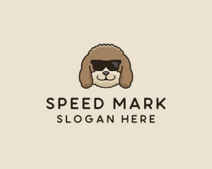 Fluffy Cool Pet Dog logo design